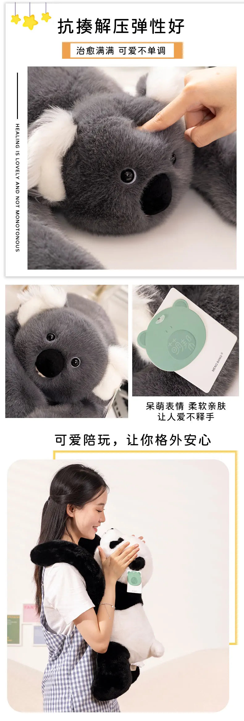 30-65cm Kawaii High Quality Forest Animal Plush Pillow Soft Long Arms Red Raccoon Dinosaur Bear Sloth Koala Plush Toy Home Decor